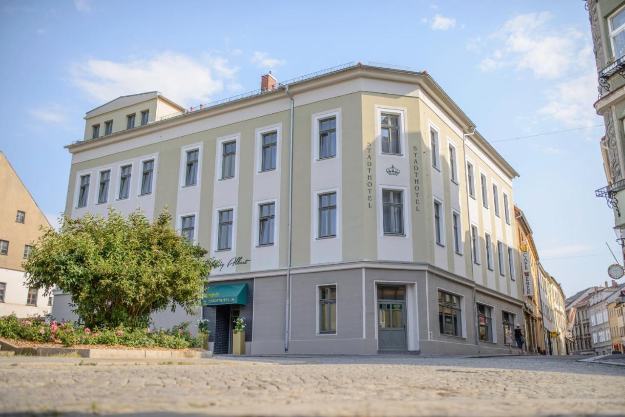 Stadthotel Koenig Albert Zittau Exteriör bild