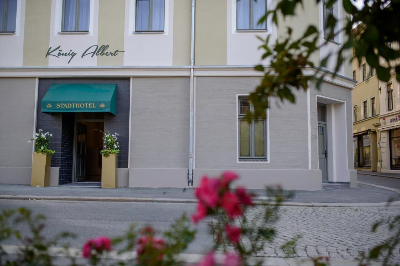 Stadthotel Koenig Albert Zittau Exteriör bild